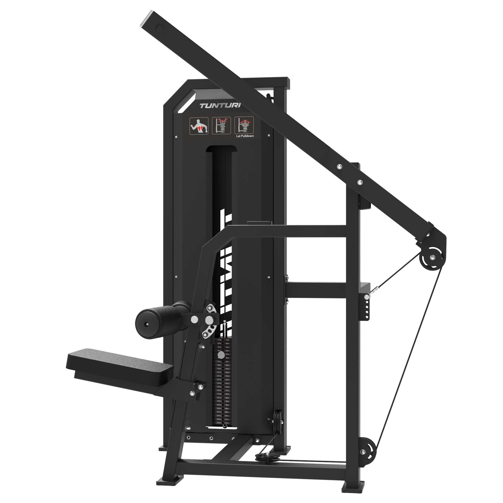 Tunturi Platinum - Lat Pulldown - Selectorized - V-series
