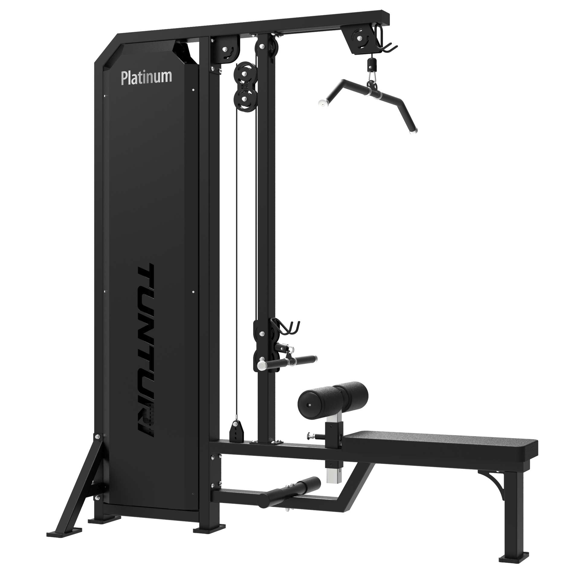 Tunturi Platinum - Dual Lat Pulldown/Low row - Selectorized - V-series
