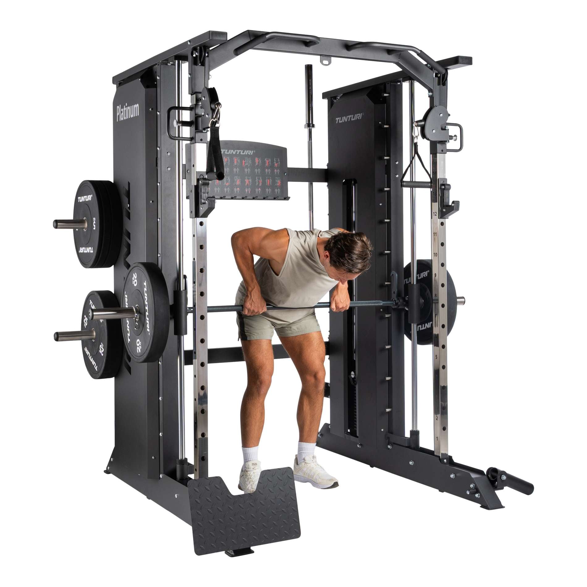 Tunturi Platinum - Full Smith/Functional trainer - Selectorized - V-series