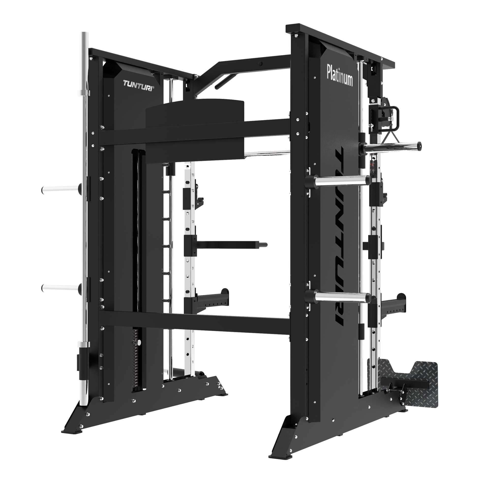 Tunturi Platinum - Full Smith/Functional trainer - Selectorized - V-series