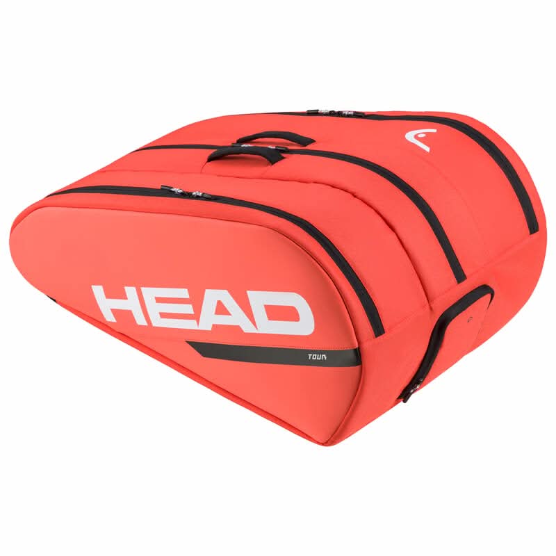 Head Tour Racket Bag XL, 12 Racket Bag Fluo Orange