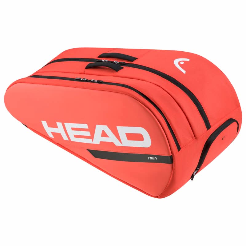Head Tour Racket Bag L, 9 Racket Bag Fluo Orange