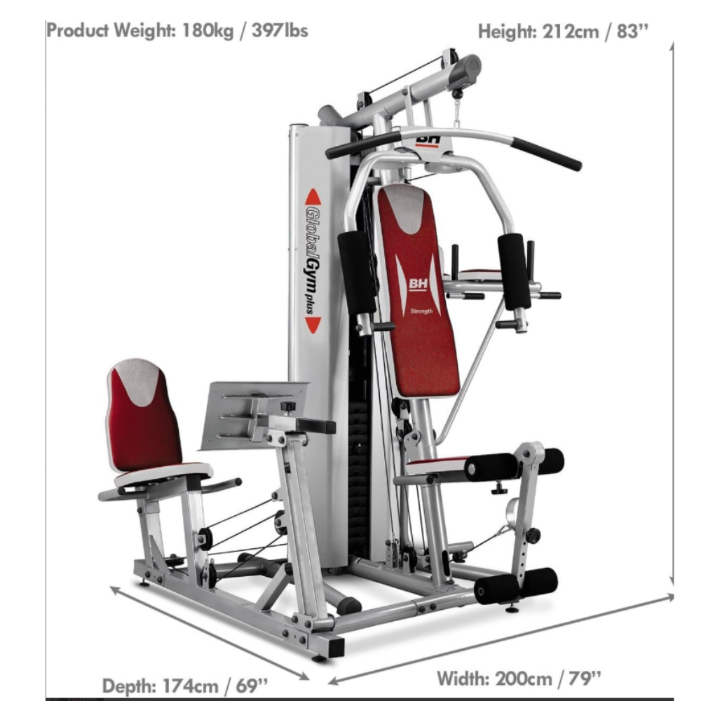 BH Fitness, Multigym Global Gym, G152X, Silver