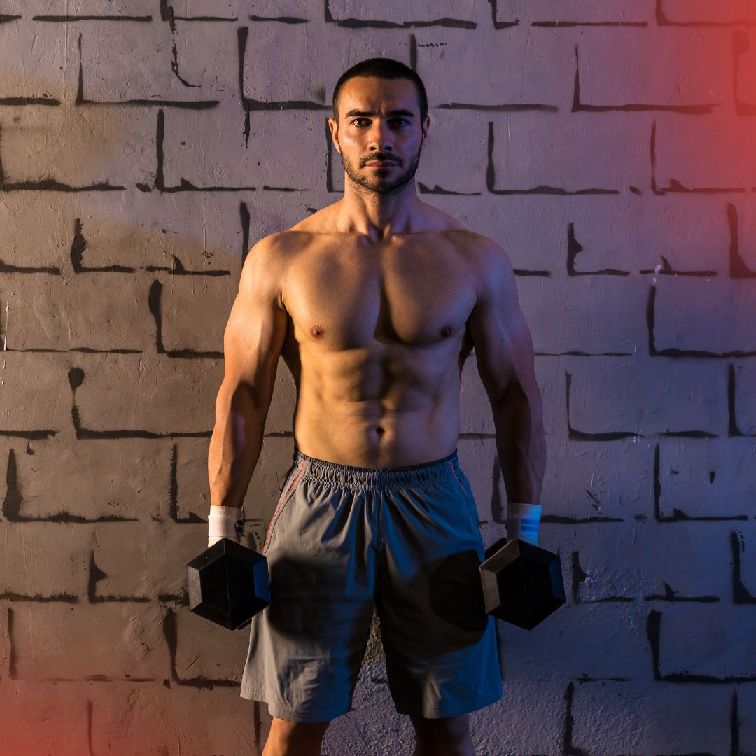 Leom Fitness 1Kg -25Kg Rubber Hex Dumbbells in Kilogram