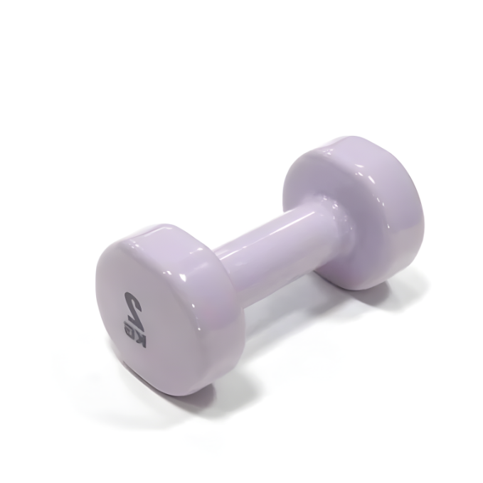 Bloom Fitness Vinyl Dumbbell Pairs Purple