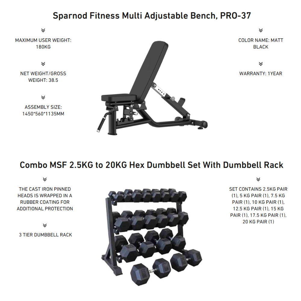 Athletix Full Home Gym (Luxury Combo) – Elite Training Experience