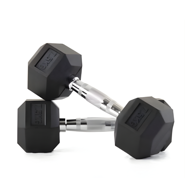 Combo Liftdex Hex Dumbbell Set – Strength Training Equipment – Gym Equipment – 2.5 to 10 Kg – 4 Pairs