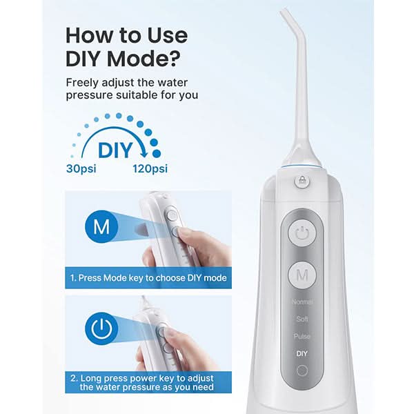 RENPHO 300ml Waterproof Dental Flosser Oral Irrigator