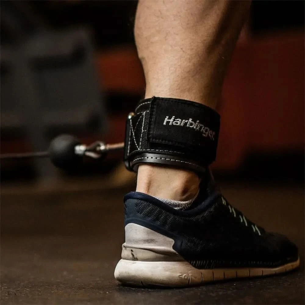 Harbinger 3" Heavy Duty Ankle Cuff – Black