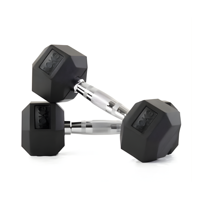 Combo Liftdex Hex Dumbbell Set – Strength Training Equipment – Gym Equipment – 2.5 to 10 Kg – 4 Pairs