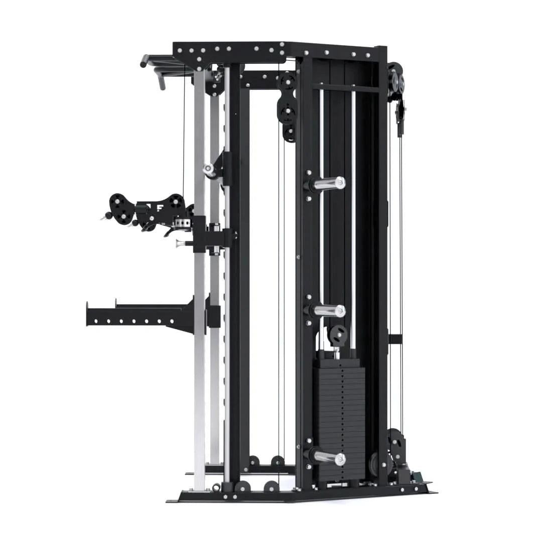 Force USA C10 All-In-One Trainer – Multifunctional Smith Machine, Power Rack & Cable Pulley System
