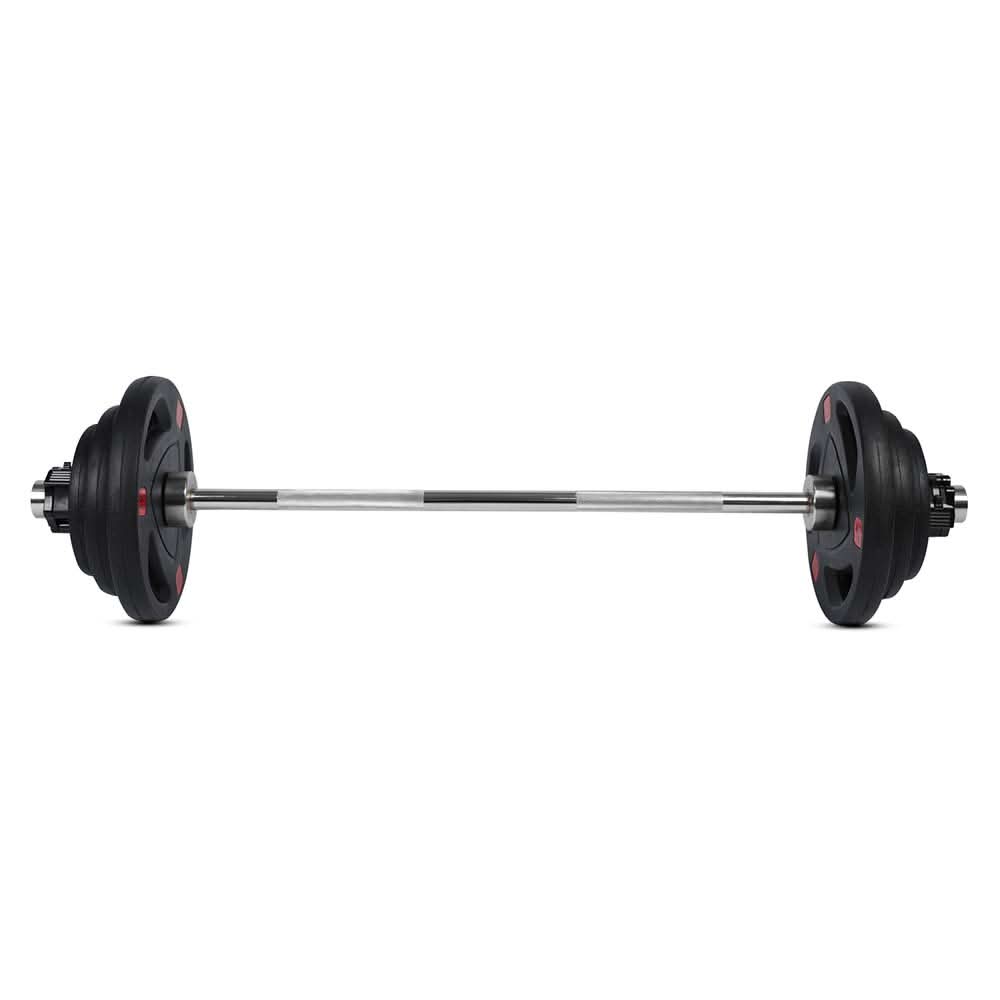 Combo 1441 Fitness 4 Ft Olympic Size Bar With Plates | 42 Kg Body Pump Set