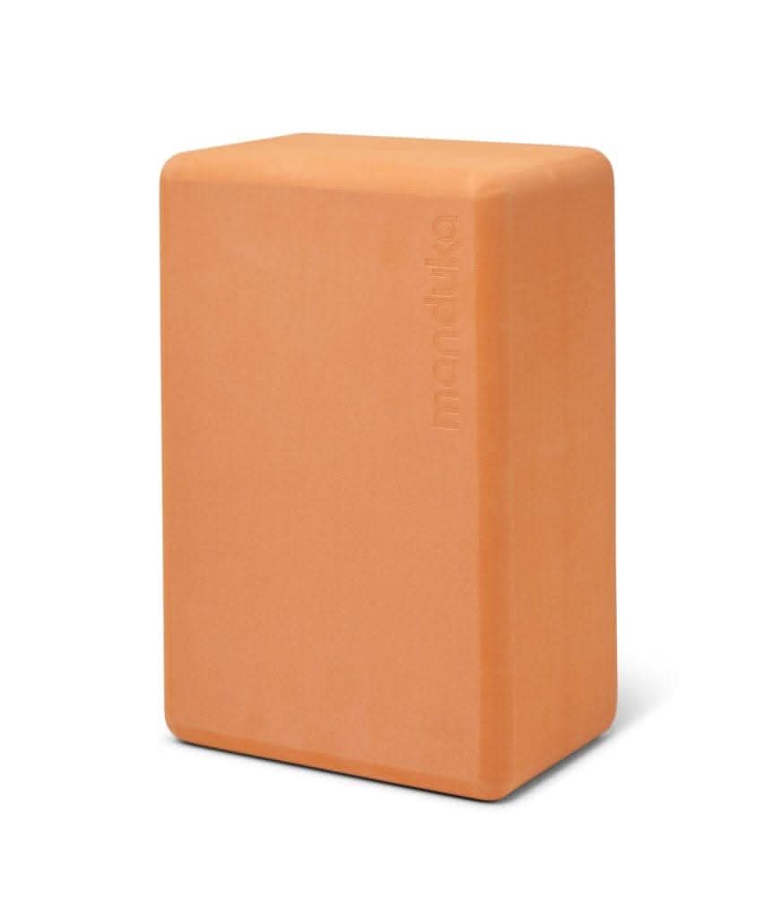 Manduka Recycled Foam Yoga Block Papaya