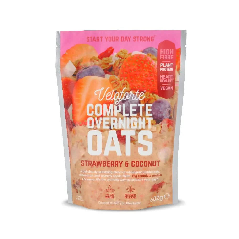 Veloforte Complete Overnight Oats, 602g Strawberry & Coconut