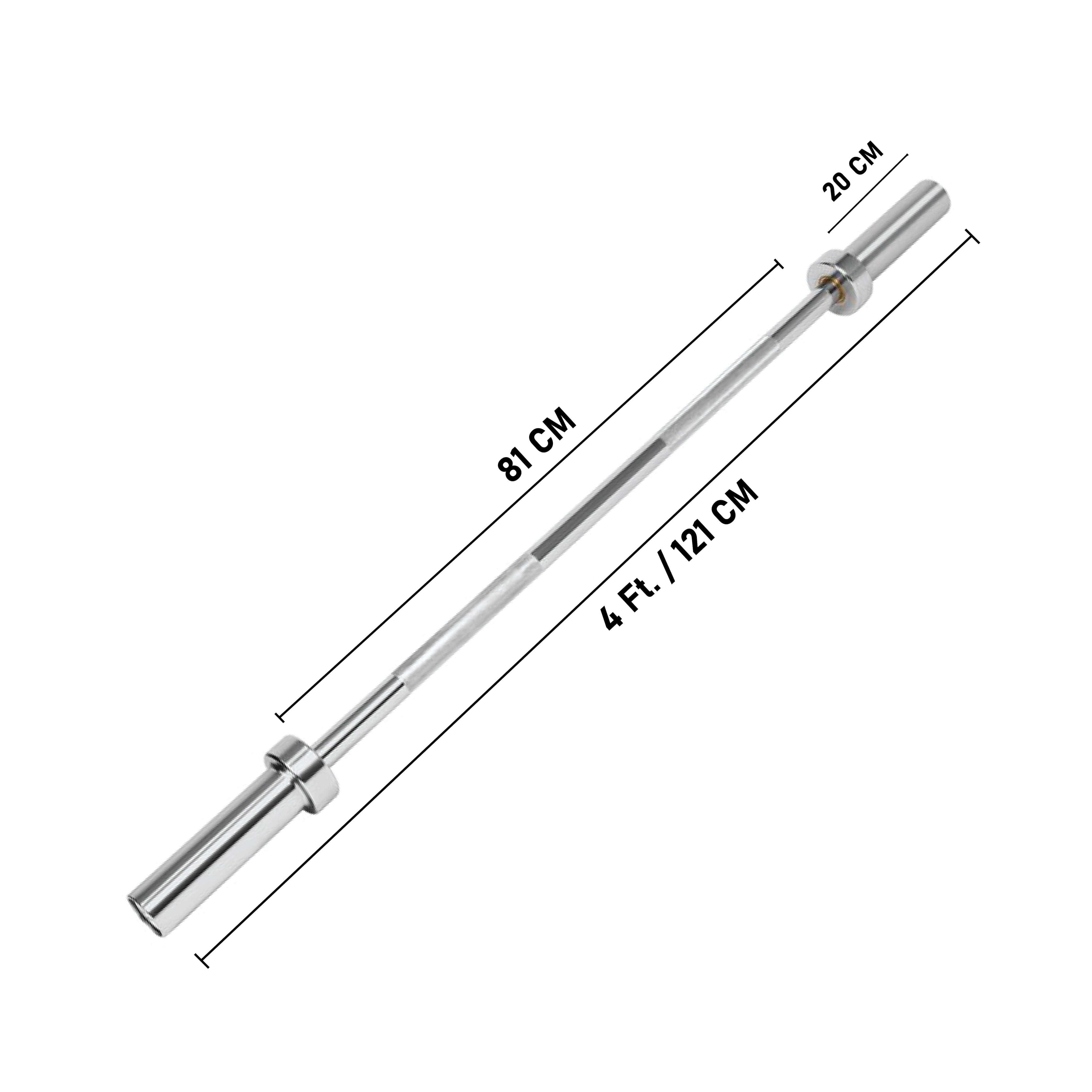 Combo 1441 Fitness 4 Ft Olympic Size Bar With Dual Grip Plates | 42 Kg Body Pump Set
