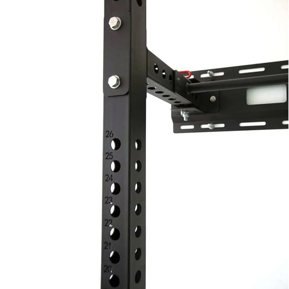 1441 Fitness Heavy Duty Wall Mounted Foldable Squat Rack