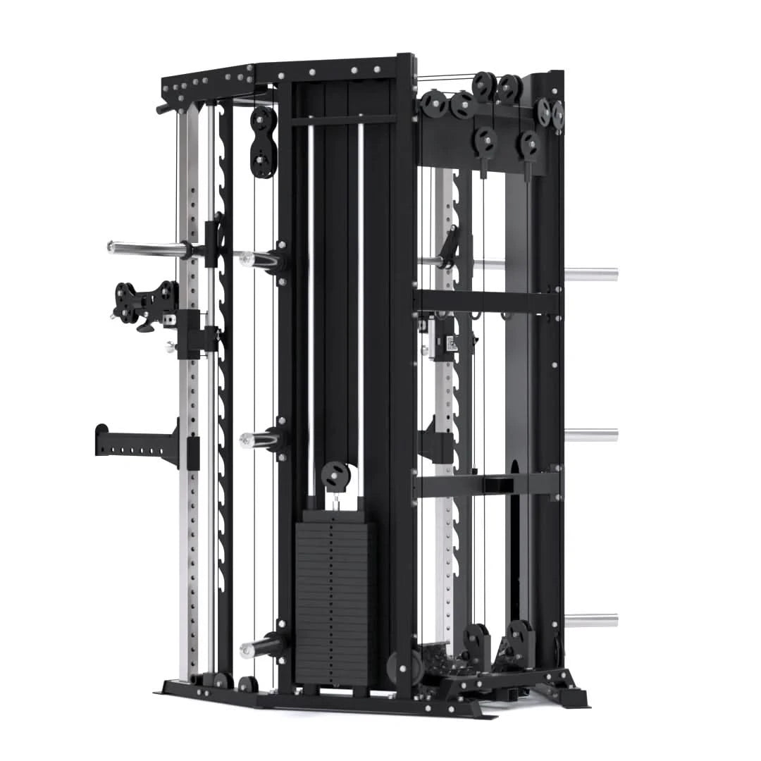 Force USA C10 All-In-One Trainer – Multifunctional Smith Machine, Power Rack & Cable Pulley System