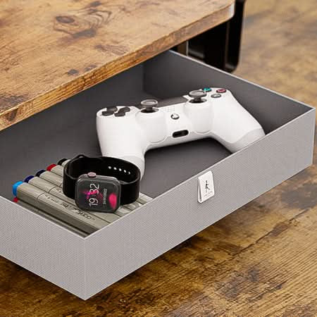 Kingsmith ETSFI21 Smart Adjustable Electric Standing Desk with Drawer and Monitor Stand