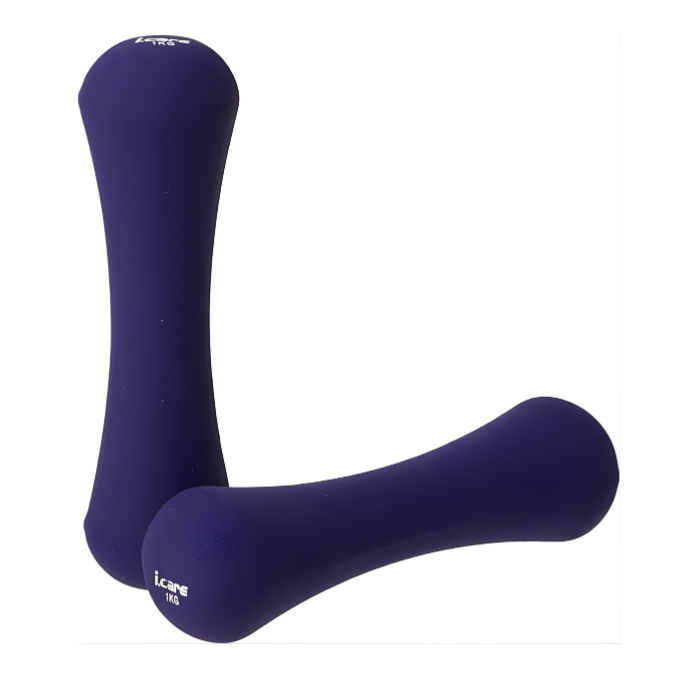 Joerex, Care Bone Shape Dumbbell, Jbo50508 1 Kg, Multi-Color