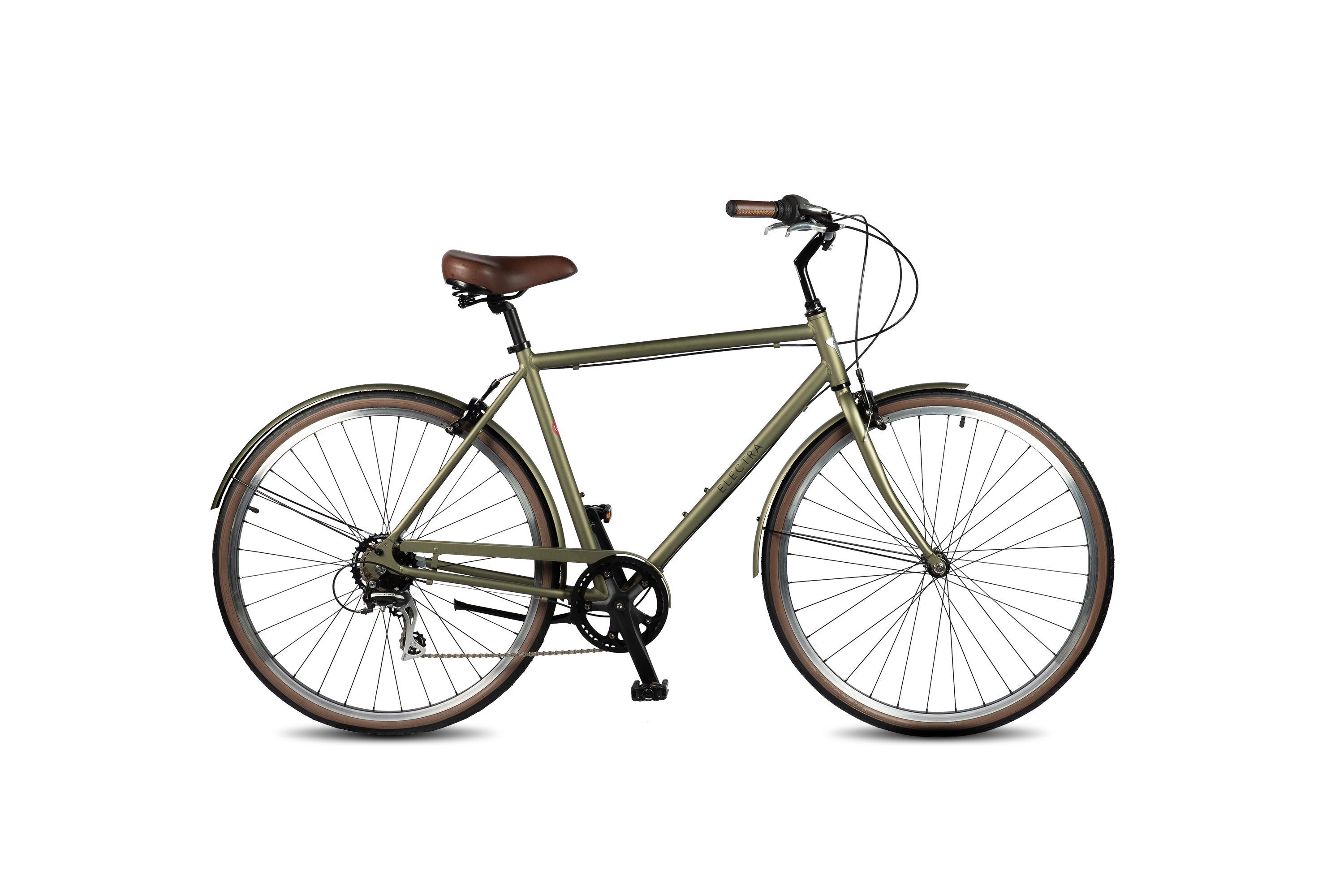 Electra Loft 7D Step-Over Men's Bike Matte Khaki Size M