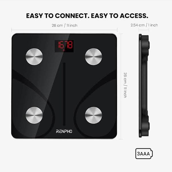 Renpho Smart Scale for Body Weight Health Analyzer With Smart App 4 high sensitive electrodes 13 Body Composition