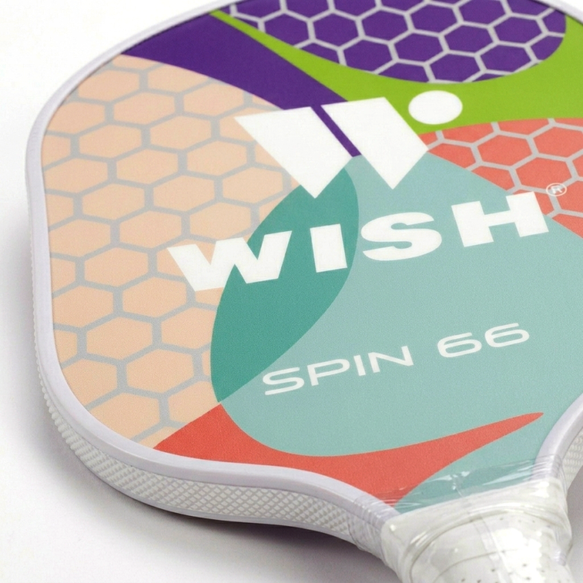 WISH Spin 66 Carbon Fiber Pickleball Paddle