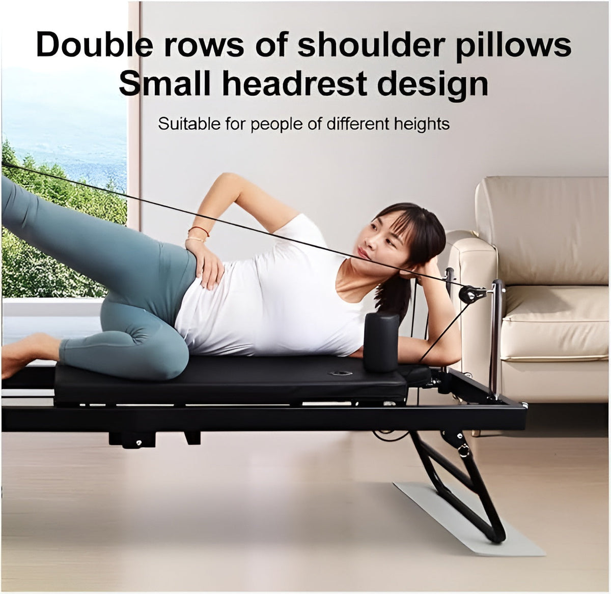MF Foldable Pilates Reformer MF-0678 Home Pilates Machine