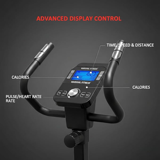 Marshal Upright Exercise Bike Ð 10 Level Magnetic Resistance