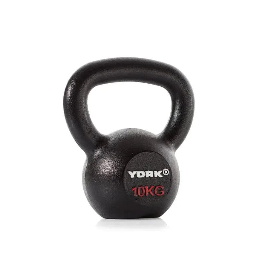 York Fitness Hercules Cast Iron Kettlebells – 2 KG to 24 KG | Sold as Piece 10 KG