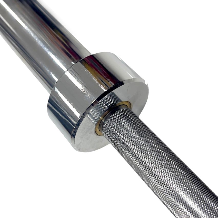 TA SPORT Olympic Weight Lifting Straight Bar 220 cm – 50 mm Chrome Steel (PB024)