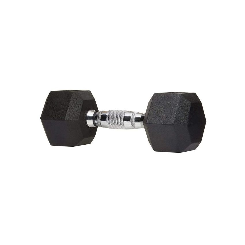 Ta Sports, Hex Rubber Dumbbell 1 Kg To 10 Kg, D2200, Multicolor