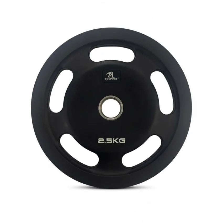 TA SPORT Olympic Rubber Coated Weight Plate TPL24R – 2.5kg