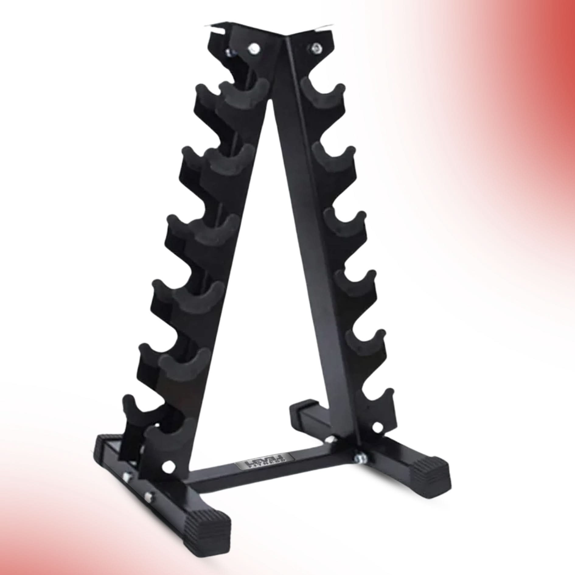 leom Fitness 6 Pair Vertical Dumbbell Rack