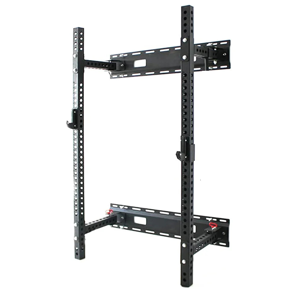 1441 Fitness Heavy Duty Wall Mounted Foldable Squat Rack
