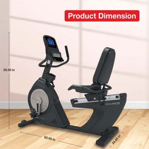 Sparnod Fitness Commercial Recumbent Bike, SRB-340