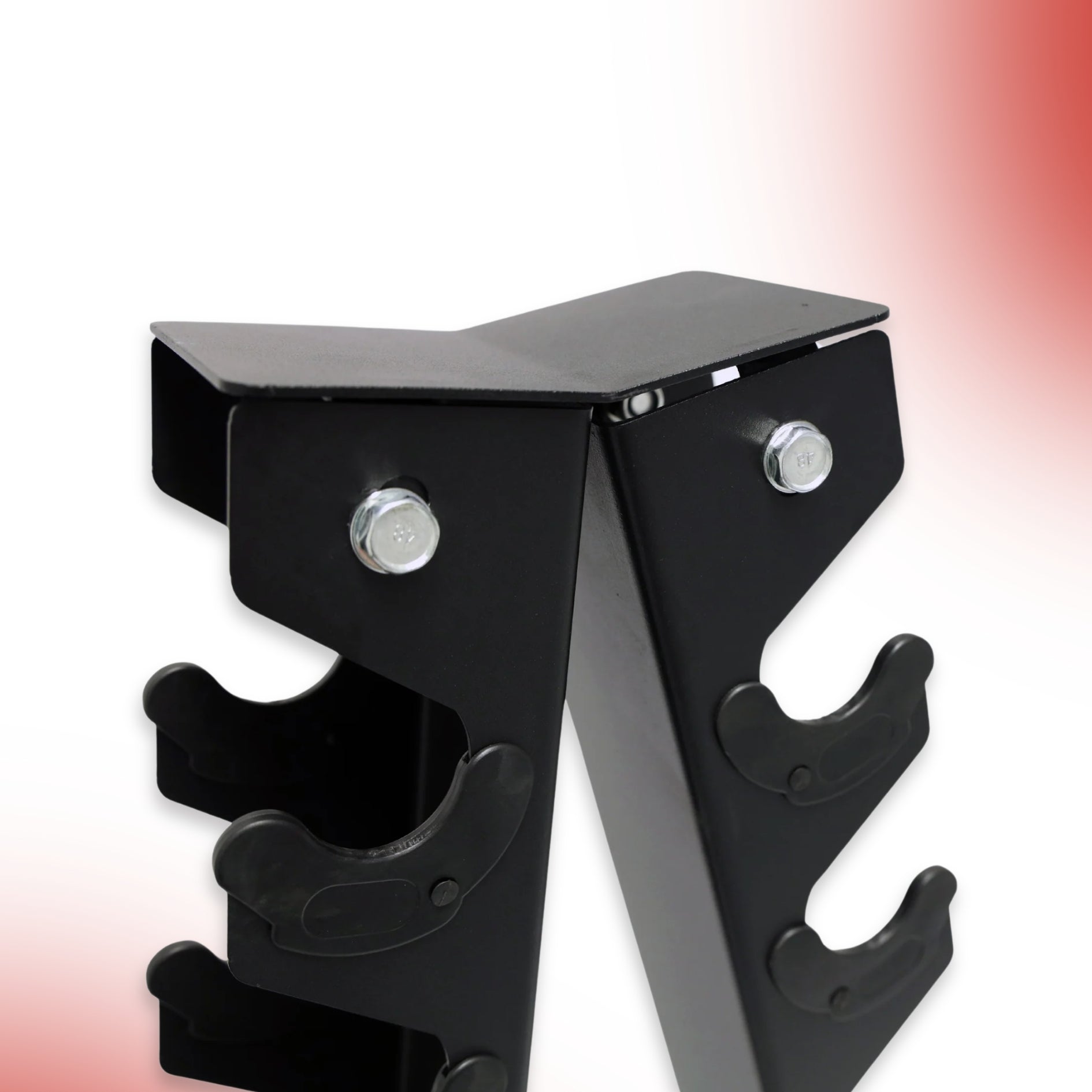 Level Fitness 6 Pair Vertical Dumbbell Rack