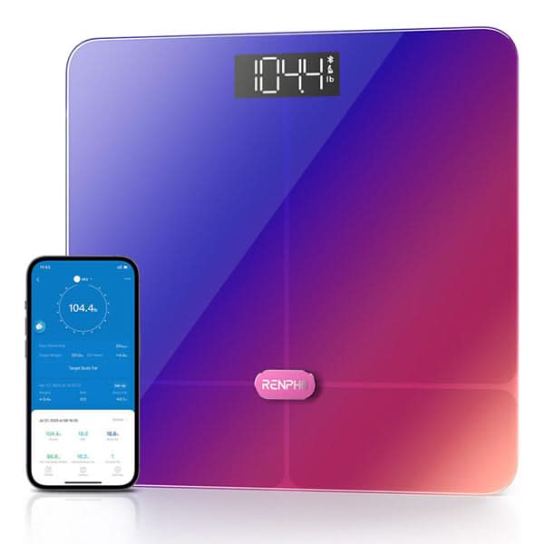 RENPHO Smart Scale for Body Weight FSA HSA Store Eligible, Elis 2 Weight Scale with Pregnancy Mode, High Precision Digital Bathroom Scale, Body Composition Monitor with Smart App