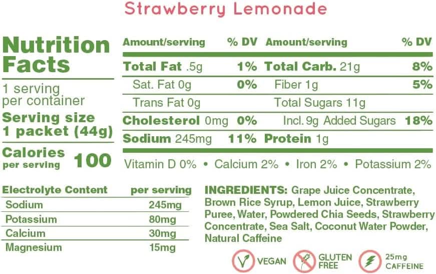Huma Chia Energy Gel Plus - 9 count x 41g - 21gr Carbs, 240mg Sodium, 2x Electrolytes, 100% All Natural, Vegan, Gluten Free, Caffeine Free, No Stomach Problems, Easy Digestion