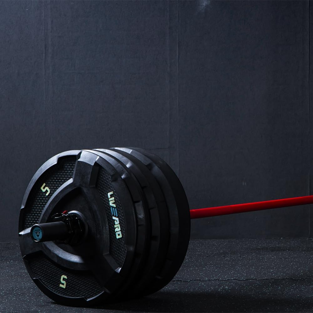 LivePro Premium Quality Bumper Plates (5 KG to 25 KG)
