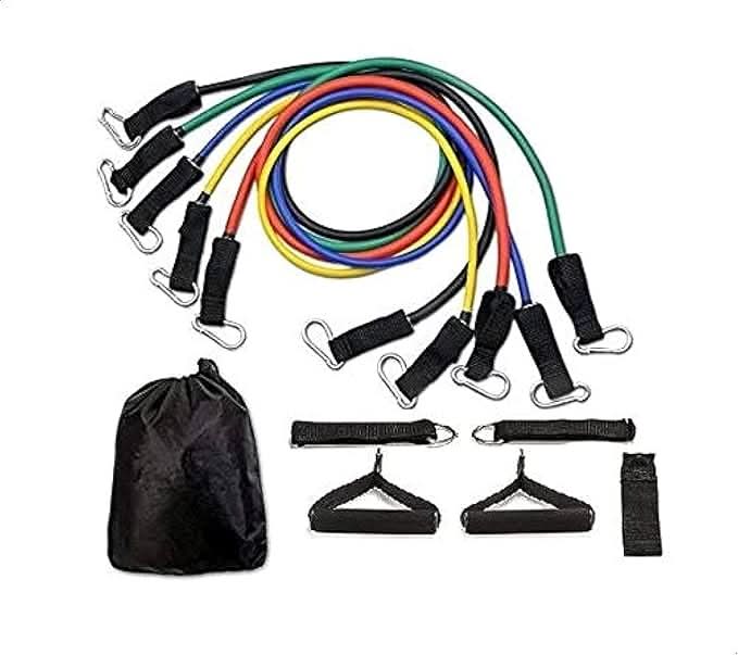 Fitgenix 11-Piece Resistance Band Set | Workout Bands