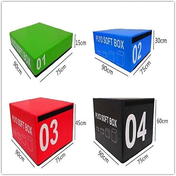 Level Fitness 4 in 1 Adjustable Plyo Box