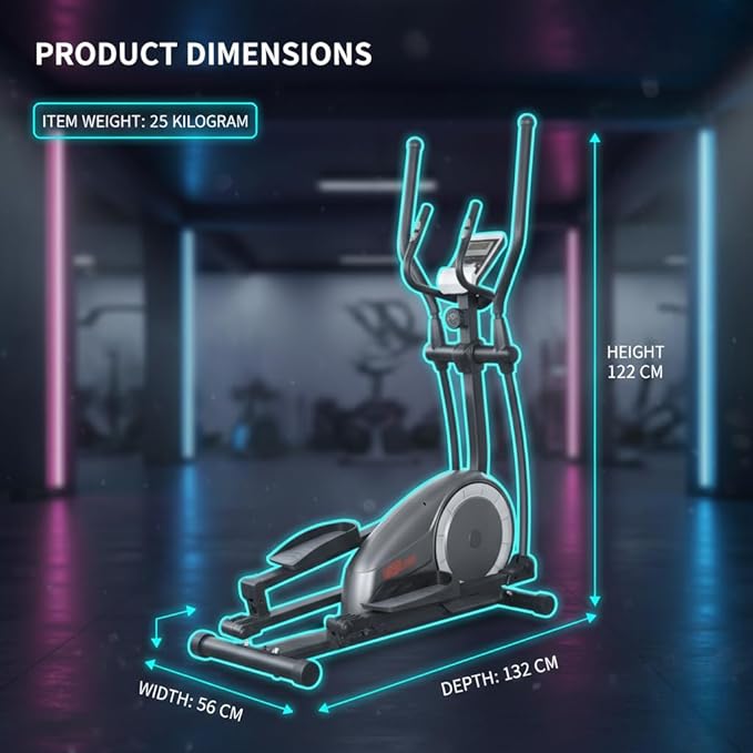 Marshal Magnetic Elliptical Trainer Ð 8 Level Resistance