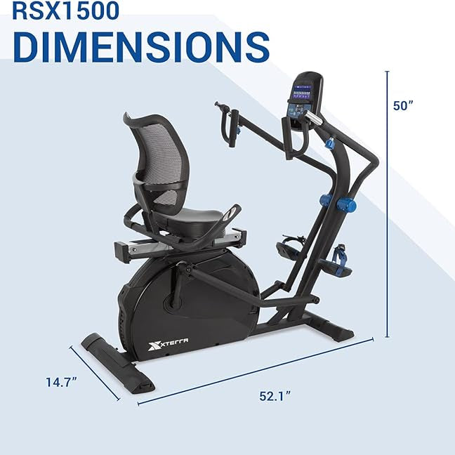 Xterra Fitness RSX1500 Seated Stepper Recumbent Bike