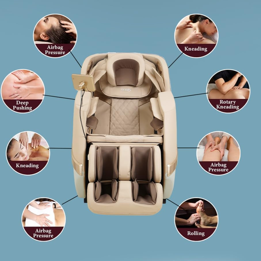 Zero HealthCare Heal Master Massage Chair (Grey)