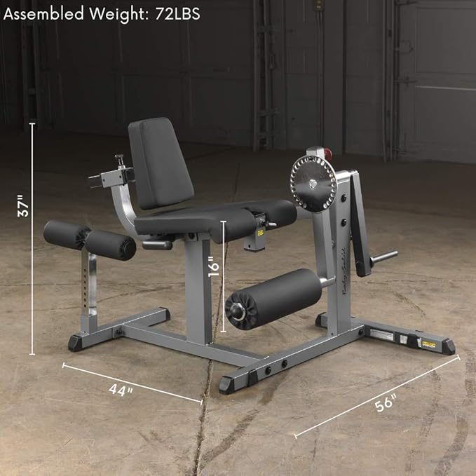 Body Solid GCEC340 CAM Leg Extension & Curl Machine – Adjustable Quad & Hamstring Trainer