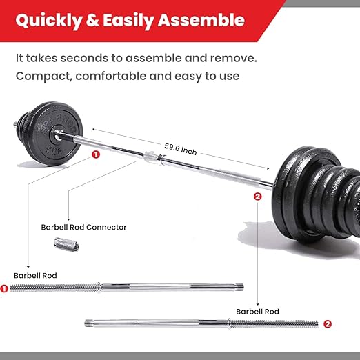 Sparnod Fitness Dumbbell Set With Case, SD-50