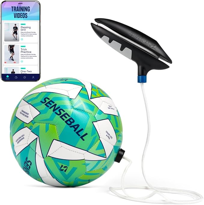 Senseball Football Kick Trainer Pro-Level - Size 2 Ball (Green)