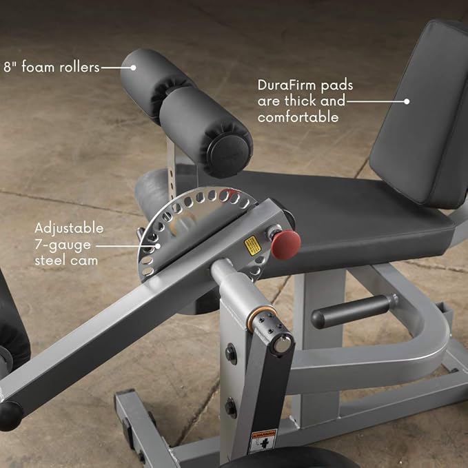 Body Solid GCEC340 CAM Leg Extension & Curl Machine – Adjustable Quad & Hamstring Trainer