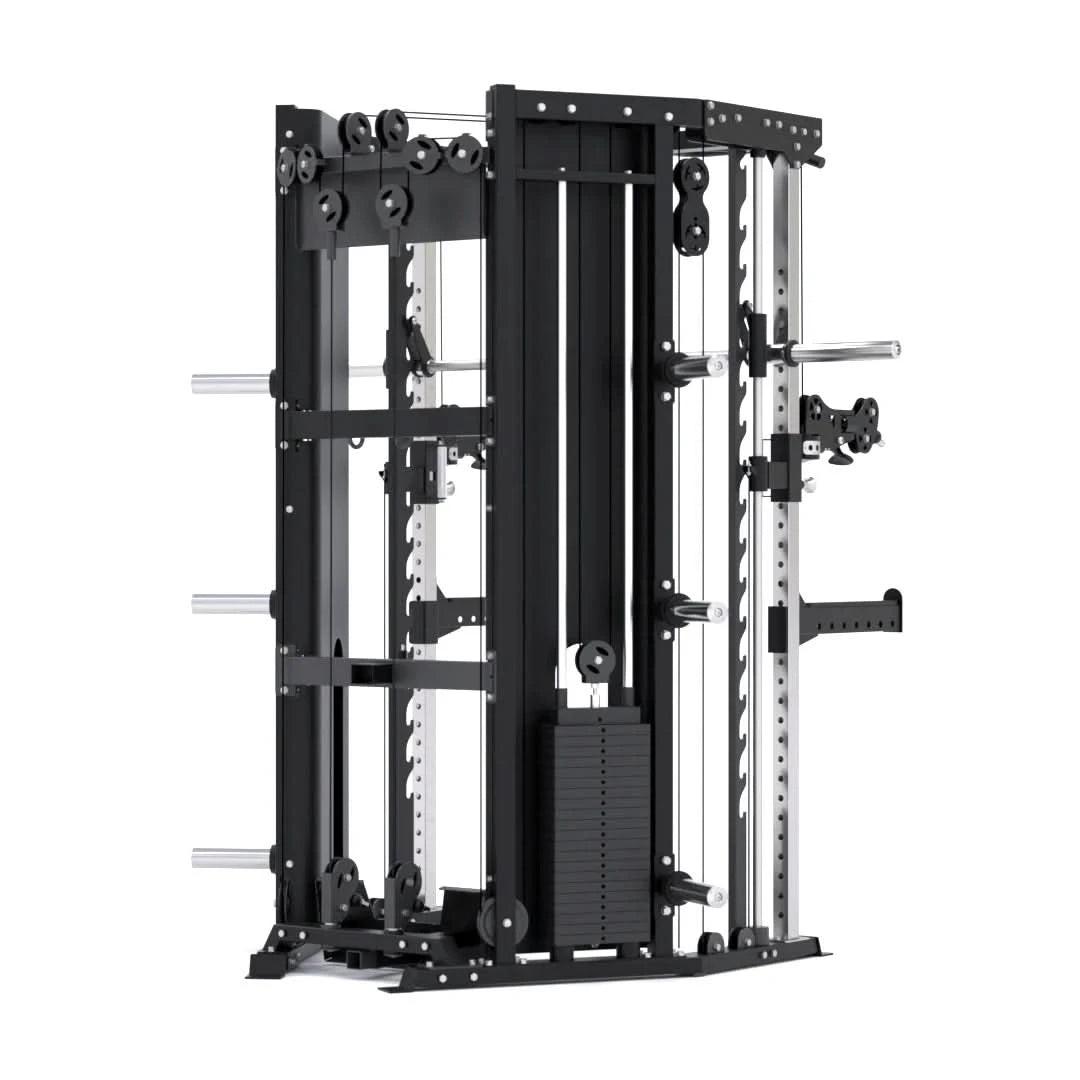 Force USA C10 All-In-One Trainer – Multifunctional Smith Machine, Power Rack & Cable Pulley System