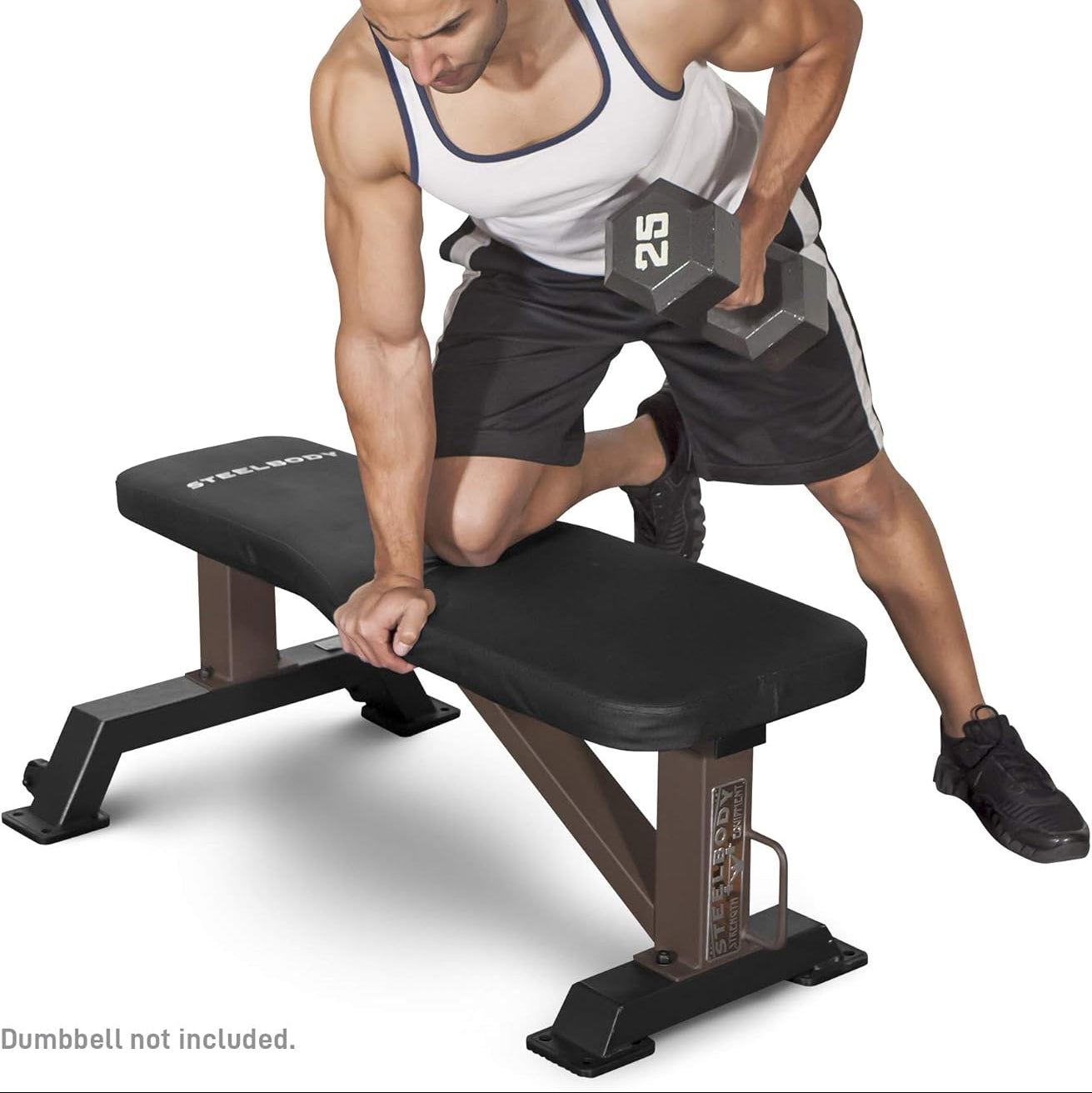 Marcy Steelbody STB‑10101 Flat Bench – Heavy‑Duty Home Gym